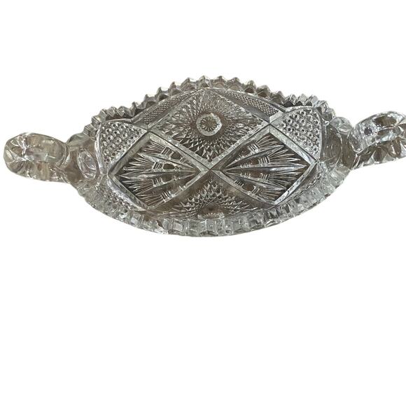 Apb Hand Cut‎ Nappy Pickle Serving Dish - Picture 1 of 2